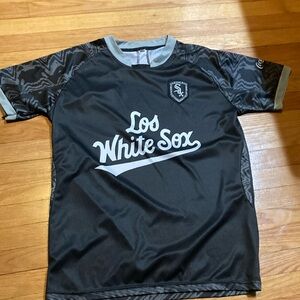 Los White Sox Black and Gray Jersey